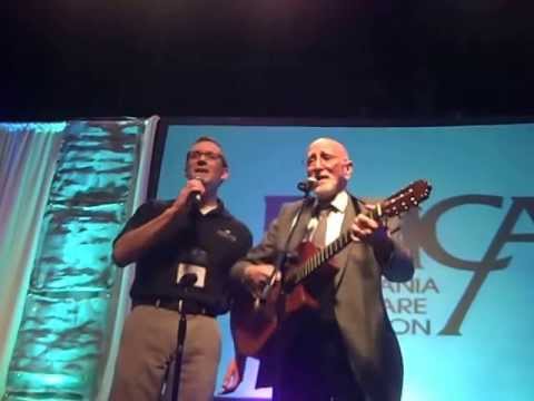 Aaron Praetzel sings with Dominic Chianese (Uncle Junior from The Sopranos)