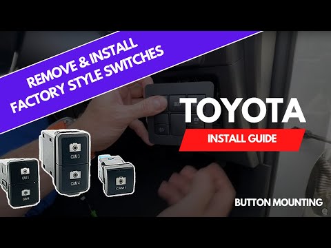 How To Mount Toyota OEM Style Switches, Removing & Installing Factory Switches | AutoChimp
