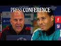 Arne Slot Virgil Van Dijk Liverpool Vs Atletico Madrid UEFA Champions League