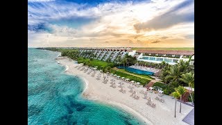 Hugging the coast where the Caribbean Sea meets the Yucatan jungle Grand Velas Riviera Maya takes