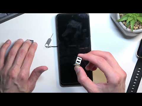 How to Insert Nano SIM to the POCO X4 GT - Find and Open Sim Card Tray on a Xiaomi POCO X4