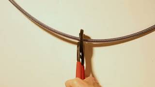 Cutting a bike cable lock