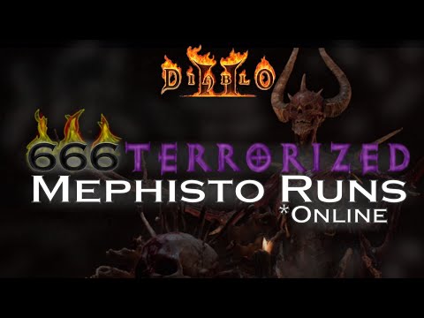 666 Terrorized Mephisto runs - 678MF - Blizzard Sorceress - D2R