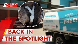 Notorious plumbing company's heavy-handed attempts to silence unhappy customers | A Current Affair