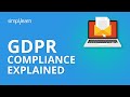 GDPR Compliance Explained What Is GDPR Compliance GDPR Explained Email Marketing Simplilearn