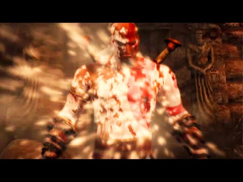 God of War - How Kratos became the Ghost of Sparta and got white skin (full cinematic) [HD]