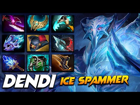 Dendi Ancient Apparition - ICE SPAMMER - Dota 2 Pro Gameplay [Watch & Learn]
