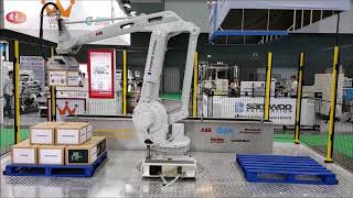 Fibre King Palletising Robot with Vision System