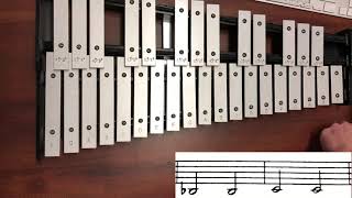 How to Play Hot Cross Buns on Keyboard Beginner Bell Kit