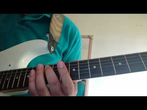 Vídeo aula solo de guitarra eu te ouvi.Jonatas Fonseca