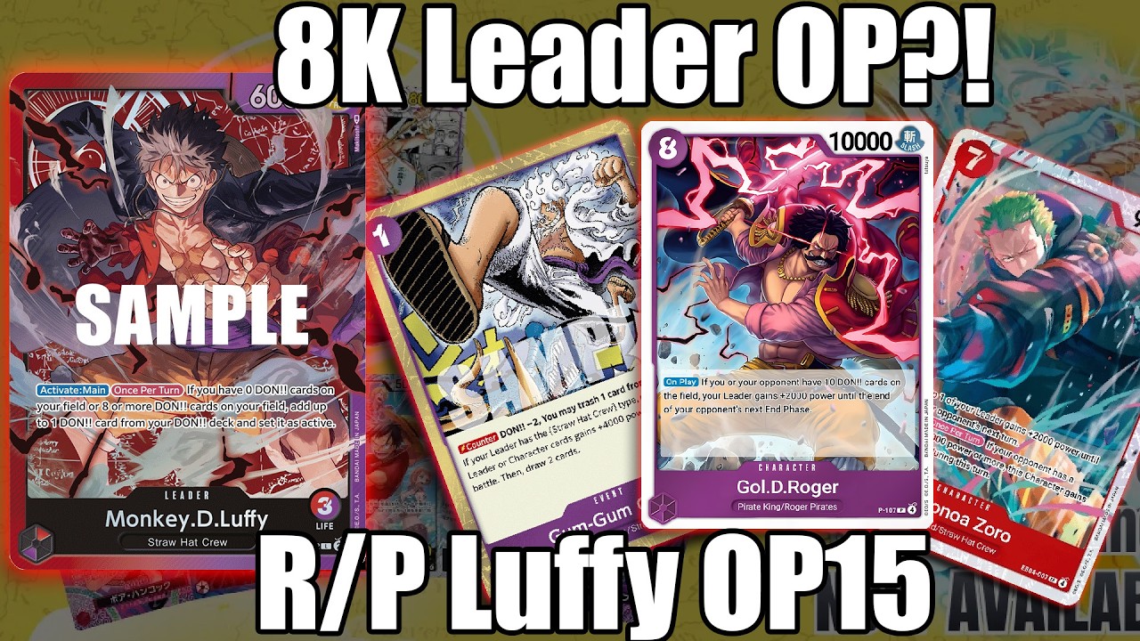 [OP15] R/P Luffy Is GOOD?! | One Piece Card Game