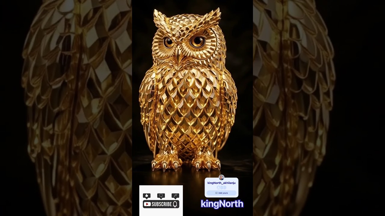 Golden owl 🦉