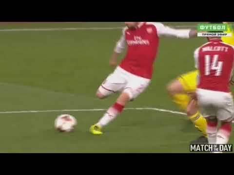 Mathieu Debuchy Amazing Goal - Arsenal vs BATE Borisov 1-0 - UEL 07/12/2017 HD