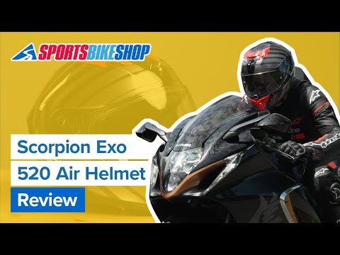 Scorpion Exo 520 Air motorcycle helmet review - Sportsbikeshop