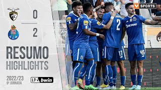 Highlights | Resumo: Portimonense 0-2 FC Porto (Liga 22/23 #9)