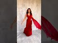 Pooja Hegde Hot In Red Saree ️ Looking So Bold ️