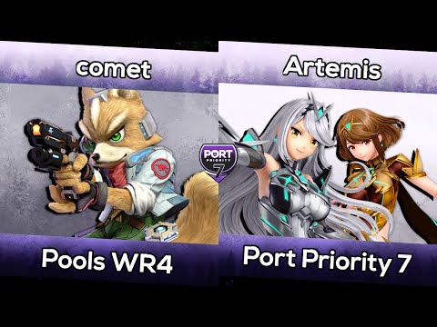 comet (Fox) vs Artemis (Pyra/Mythra) - Port Priority 7 Pools Winners Round 4