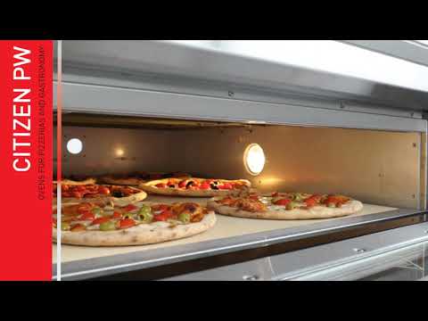ZANOLLI - Four à pizza électrique CITIZEN PW 2 chambres 18 pizzas Ø330 mm -  CITIZENPW9+9/MC