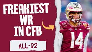 FREAKIEST WR IN CFB! Johnny Wilson All-22 Highlights & Analysis