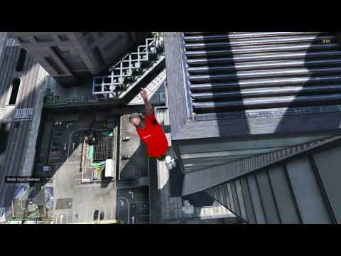 Franklin falling of a building [GTAV]