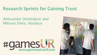 Research Sprints for Gaining Trust 