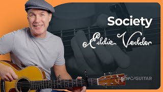 Society by Eddie Vedder | Easy Guitar Lesson | Into The Wild Soundtrack