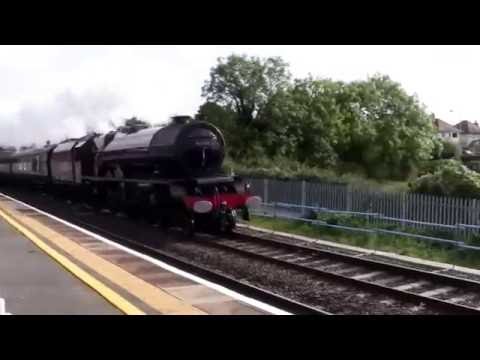 LMS Princess Elizabeth 46201 speeds through Twyford - 15.10.16