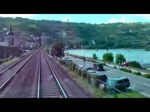 Führerstandsfahrt BR 120 linke Rheinstrecke Bingen - St. Goar