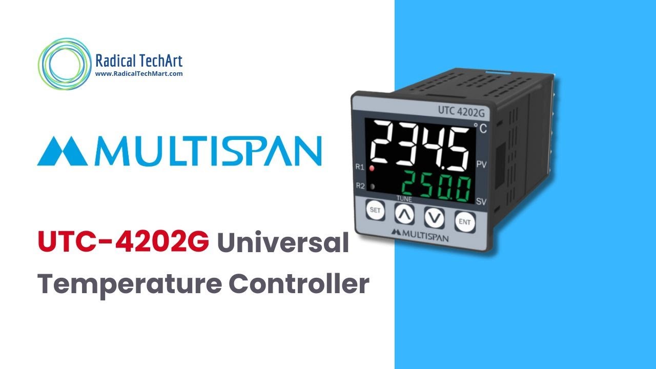Multispan UTC-4202G Universal Temperature Controller | Wiring & Settings