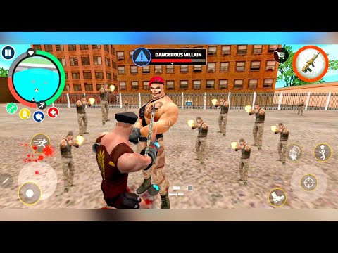 Rope Hero Vice Town | Found Dangerous Villain Place | Android GamePlay