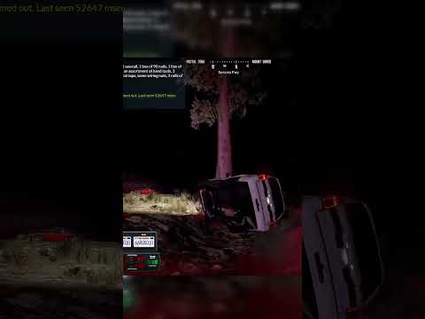 DEPUTY IN PURSUIT HITS SPIKE STRIPS | #crash #shorts #fivem #gtav #policepursuit #dashcam