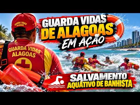 RESGATE NA PRAIA DE JATIÚCA! 🌊 Rapaz é Salvo por Surfistas e Guarda-Vidas em Maceió