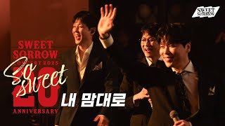 스윗소로우 - 내 맘대로 (20주년 콘서트 LIVE) | Sweet Sorrow Concert 2025 (20th ANNIVERSARY) - On My Way