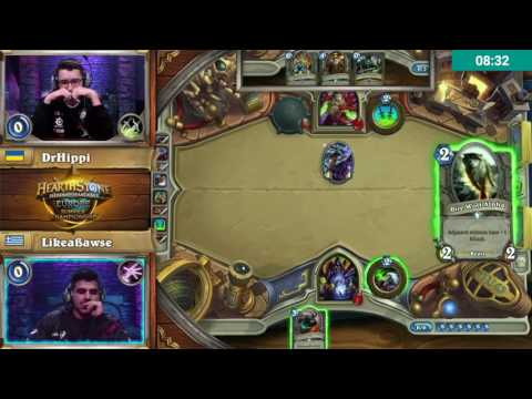Like a Bawse vs DrHippi Hearthstone Europe Summer Championship Round 1