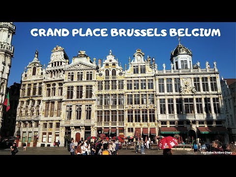Most Beautiful Square of Europe - Grand Place Brussels, Belgium | Magical History City