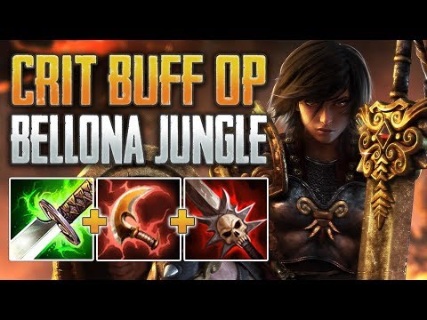 CRIT BELLONA SMACKS! Bellona Jungle Gameplay (SMITE Conquest)