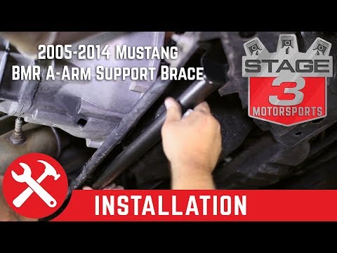 2005-2014 Mustang V6/GT/GT500 BMR A-Arm Support Brace Install