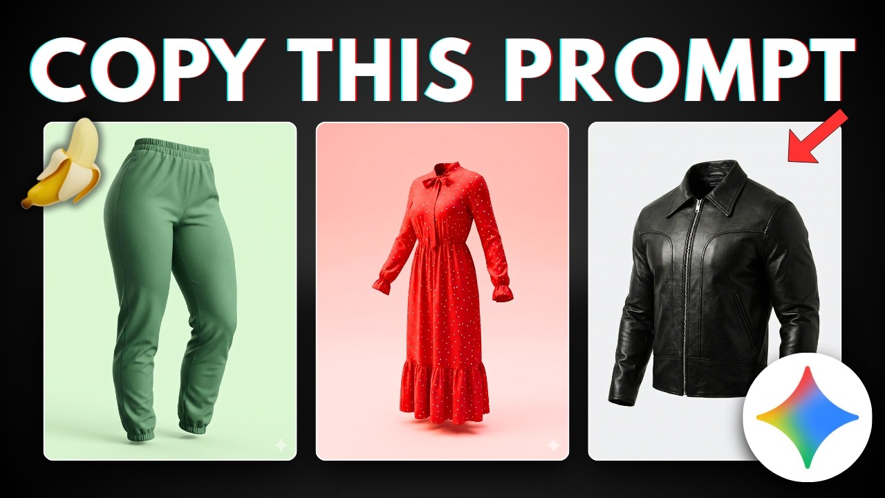 How to Create STUDIO Quality Ghost Mannequin Fashion Photography Using Gemini AI