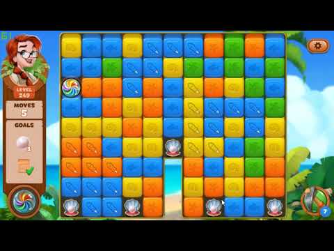 Lost Island Blast Adventure level 249