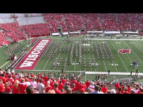 Wisconsin Marching Band Pre-Game  9-27-14