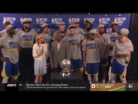 Golden State Warriors Trophy Presentation Ceremony - 2019 Western Conference Finals Champions