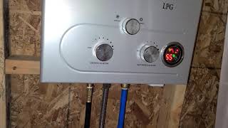 Ebay thankless water heater 18L operation update