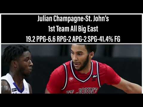 Julian Champagne Junior Season Highlights St. John’s-21-22 Season