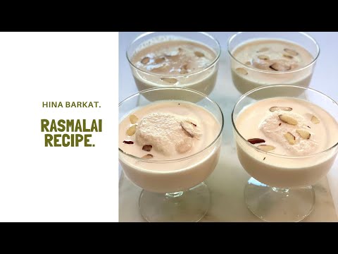 Rasmalai Recipe | Pakistani Desserts | Summer Desserts | Desserts | Hina Barkat.