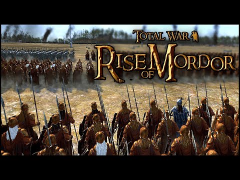 Last Stand Of The Elves 2500 VS 10,000 - Total War Rise Of Mordor
