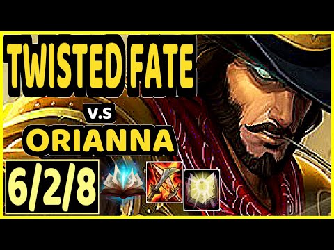 DOPA (APDO) (TWISTED FATE) vs ORIANNA - 6/2/8 KDA MID CHALLENGER GAMEPLAY - KR