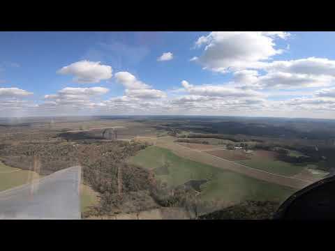 Sled ride and landing in a Schweizer SGS 1-26 glider at Merlin Aerodrome, VA. Pt 2