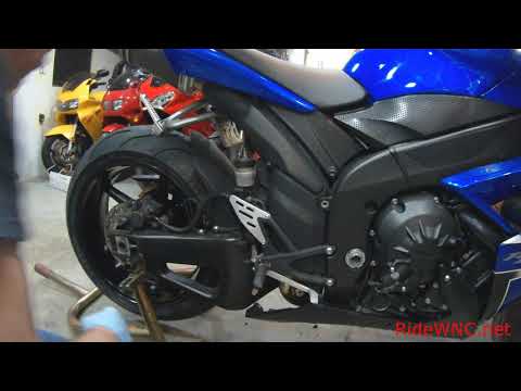 Yamaha YZF 1000 R1 Rear Brake Replacement 2007  2008 R1