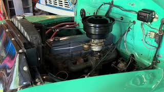 1955 Chevrolet 3100 Panel Truck 3-Speed Cold Start