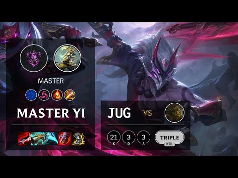 Master Yi Jungle vs Ivern - EUW Master Patch 11.18